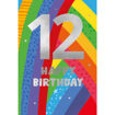 Picture of 12 HAPPY BIRTHDAY CARD
